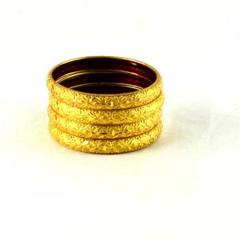 Designer Gold Platted Bangles 2