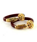 Alluring  Bangles Kara Colour Red