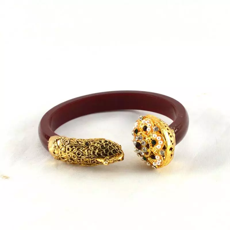 Alluring  Bangles Kara Colour Red