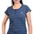 Blue printed viscose  tops