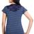 Blue printed viscose  tops
