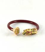 C,Mamazing Moti Bangles Kara Colour Red