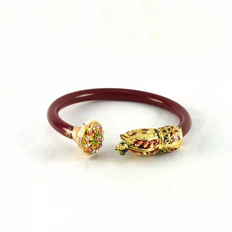 C,Mamazing Moti Bangles Kara Colour Red