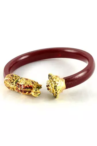 C,Mdazzling  Bangles Colour Red 