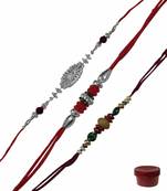 Threesome of fancy and ad rakhis