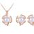 "Pearl Flower Golden  " pearl Necklace Set