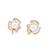 "Pearl Flower Golden  " pearl Necklace Set