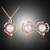 "Pearl Flower Golden  " pearl Necklace Set