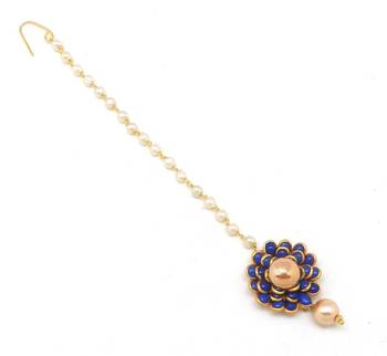 Blue Stone Maang Tikka 1