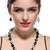 Black & White Zebra Jasper Gemstone Beads Necklace Set
