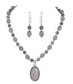 Rose Quartz Necklace Set With Assorted Pendants