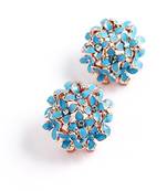 Blue cubic zirconia earrings