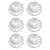 Silver Polished Sunflower Diya Set Diwali Decor Gift Item