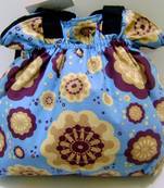 Bright Blue Floral Smart HandBag