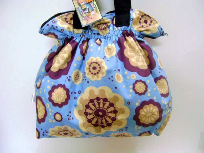 Bright Blue Floral Smart HandBag