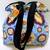 Bright Blue Floral Smart HandBag