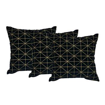 Set Of 3 Cotton Cushion Covers 1