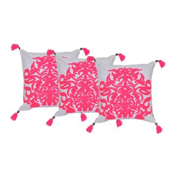 Set Of 3 Cotton Cushion Cover 1