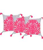 Set Of 3 Cotton Cushion Cover