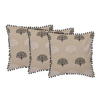 Set Of 3 Cotton Cushion Cover 1