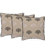 Set Of 3 Cotton Cushion Cover