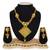 Traditional and antique design gold necklace with earring set jewellery