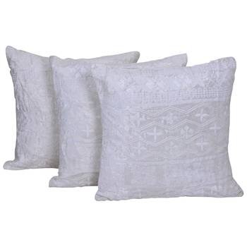 Set Of 3 Cotton Cushion Cover 1