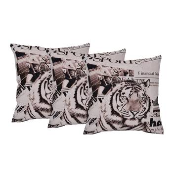 Set Of 3 Cotton Cushion Cover 1