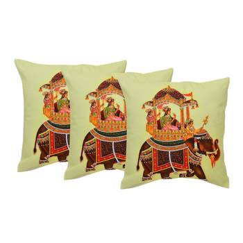 Set Of 3 Embellished Cushion Covers 1