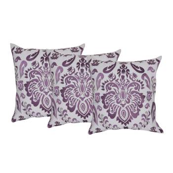 Set Of 3 Cotton Cushion Covers 18X18 1