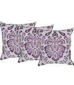Set Of 3 Cotton Cushion Covers 18X18