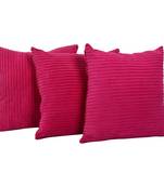 Set Of 3 Velvet Cushion Covers