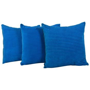 Set Of 3 Velvet Cushion Cover 1