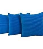 Set Of 3 Velvet Cushion Cover