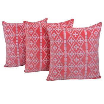 Set Of 3 Velvet Cushion Covers 1