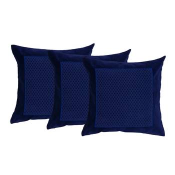 Set Of 3 Velvet Cushion Covers 1