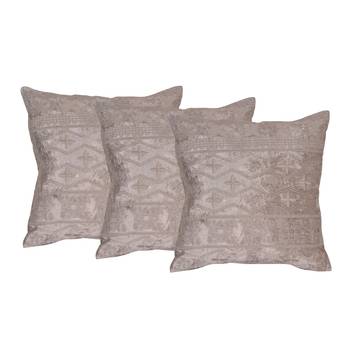 Set Of 3 Velvet Cushion Covers 1