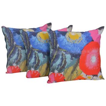 Set Of 3 Cotton Cushion Covers 1