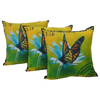 Set Of 3 Cotton Cushion Covers 1