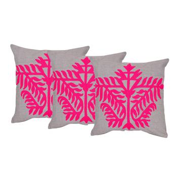 Set Of 3 Chambrey Cushion Covers 1