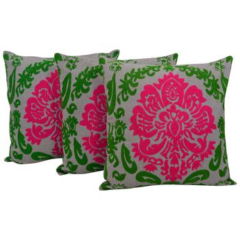 Set Of 3 Chambrey Cushion Cover 1