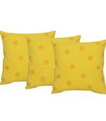 Set Of 3 Mirror Work Cushion Covers