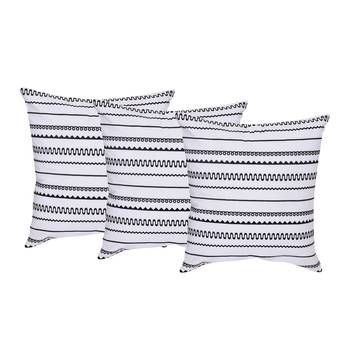 Set Of 3 Cotton Cushion Cover 1