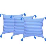 Set Of 3 Cotton Cushion Covers