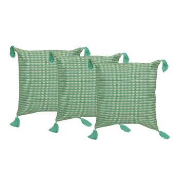 Set Of 3 Cotton Cushion Cover 1
