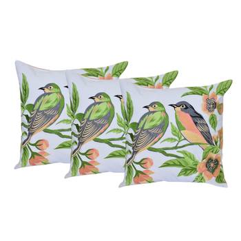 Set Of 3 Cotton Cushion Covers 1