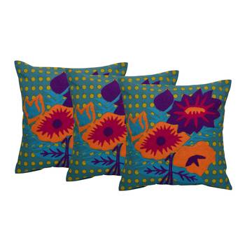 Set Of 3 Cotton Cushion Cover 1