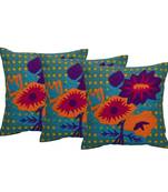 Set Of 3 Cotton Cushion Cover