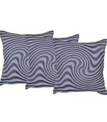 Set Of 3 Machine Embroidered Cushion Cover