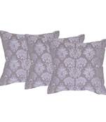Set Of 3 Machine Embroidered Cushion Covers